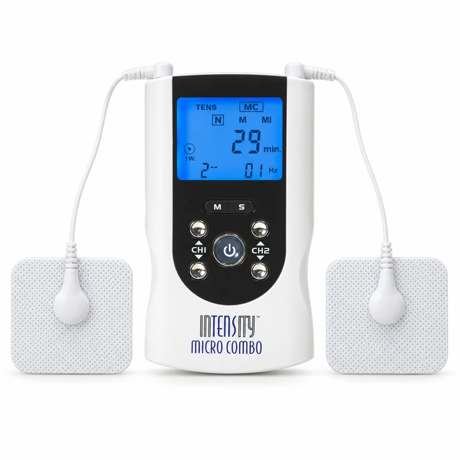 InTENSity Micro Combo controller with 2 connected electrode pads